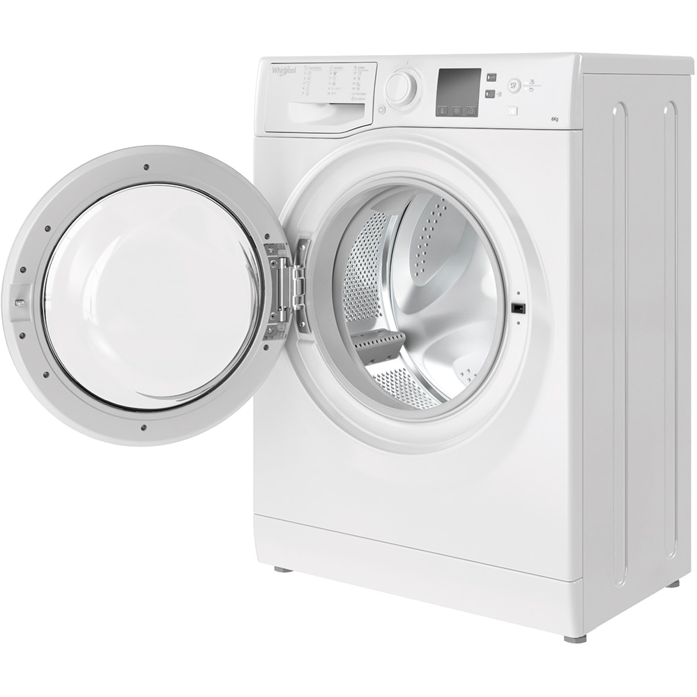 Masina de spalat rufe frontala WHIRLPOOL WRBSS 6215 W EU, 6 kg, 1200rpm, Clasa F, alb