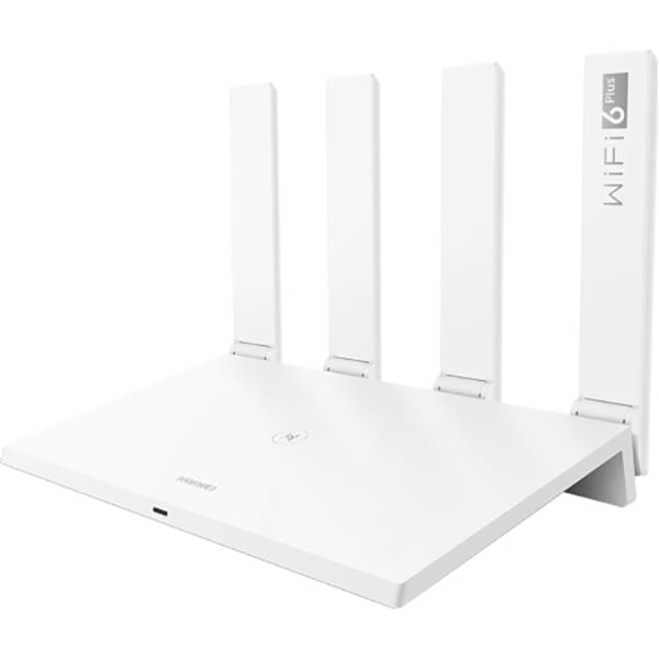 Router Wireless Gigabit HUAWEI AX3 WS7100-20, Wi-Fi 6, Dual Band 574 + 2402 Mbps, Dual Core, alb