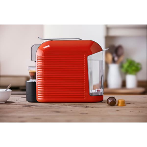 Espressor capsule BEANZ Wave 303647, 1l, 1450W, 19 bar, rosu-negru