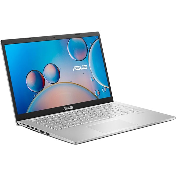 Laptop ASUS X415MA-EK187, Intel Celeron N4020 pana la 2.8GHz, 14" Full HD, 4GB, SSD 256GB, Intel UHD Graphics 600, Free Dos, argintiu