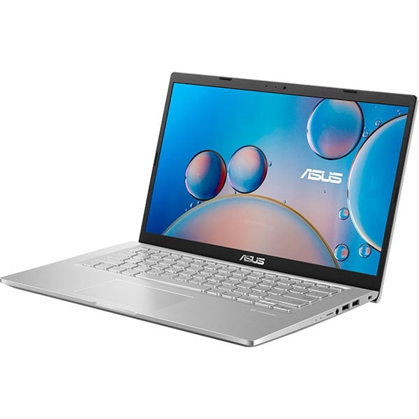 Laptop ASUS X415MA-EK187, Intel Celeron N4020 pana la 2.8GHz, 14" Full HD, 4GB, SSD 256GB, Intel UHD Graphics 600, Free Dos, argintiu