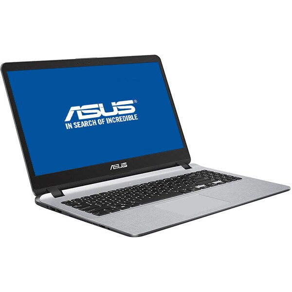 Laptop ASUS X507UA-EJ782, Intel Core i5-8250U pana la 3.4GHz, 15.6" Full HD, 8GB, SSD 256GB, Intel UHD Graphics 620, Endless, Star Grey