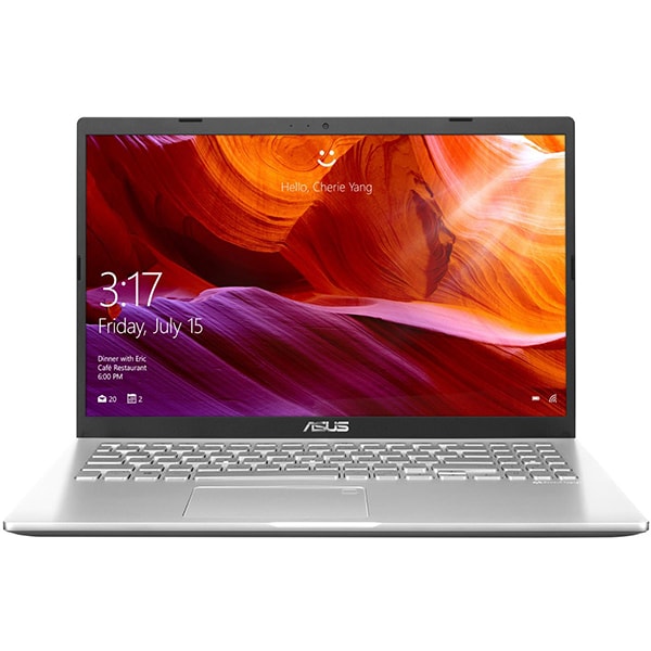 Laptop ASUS X509MA-BR310, Intel Celeron N4020 pana la 2.8GHz, 15.6" HD, 4GB, SSD 256GB, Intel UHD Graphics 600, Free DOS, argintiu