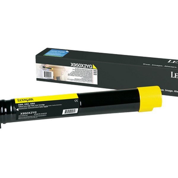 Toner original LEXMARK XXL X950X2YG X950/2/4, galben