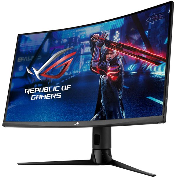 Monitor Gaming LED VA ASUS ROG Strix XG32VC, 31.5", WQHD, 170Hz, FreeSync Premium, HDR10, negru