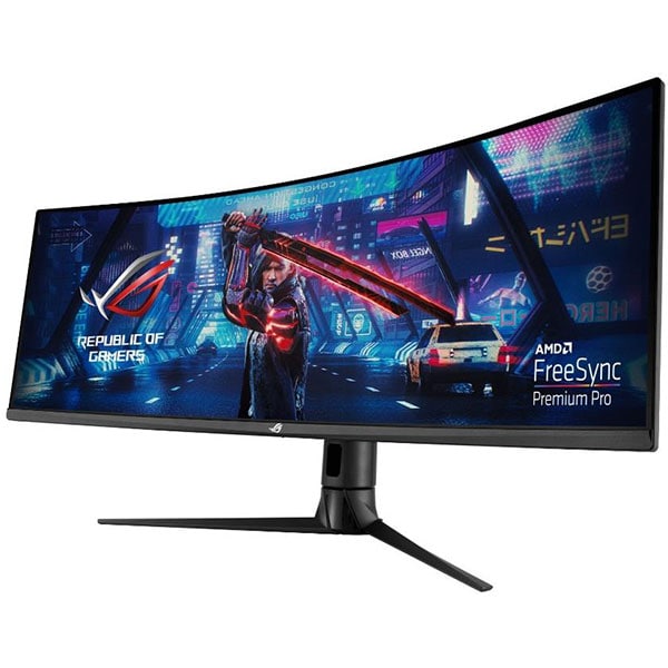 Monitor Gaming curbat LED VA ASUS ROG Strix XG43VQ, 43.4", Ultra-Wide, 120Hz, DisplayHDR 400, FreeSync, negru