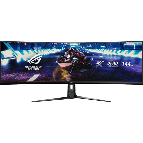 Monitor Gaming curbat LED VA ASUS ROG Strix XG49VQ, 49", DFHD, 144Hz, FreeSync 2 HDR, negru