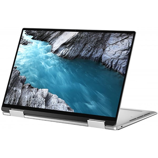Laptop 2 in 1 DELL XPS 13 7390, Intel Core i7-1065G7 pana la 3.9GHz, 13.4" UHD+, 32GB, SSD 1TB, Intel Iris Plus Graphics, Windows 10 Pro, Platinum Silver