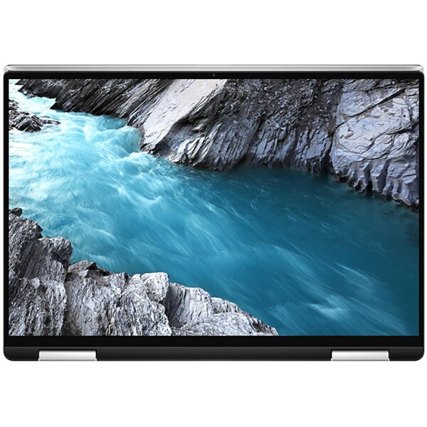 Laptop 2 in 1 DELL XPS 13 7390, Intel Core i7-1065G7 pana la 3.9GHz, 13.4" UHD+, 32GB, SSD 1TB, Intel Iris Plus Graphics, Windows 10 Pro, Platinum Silver