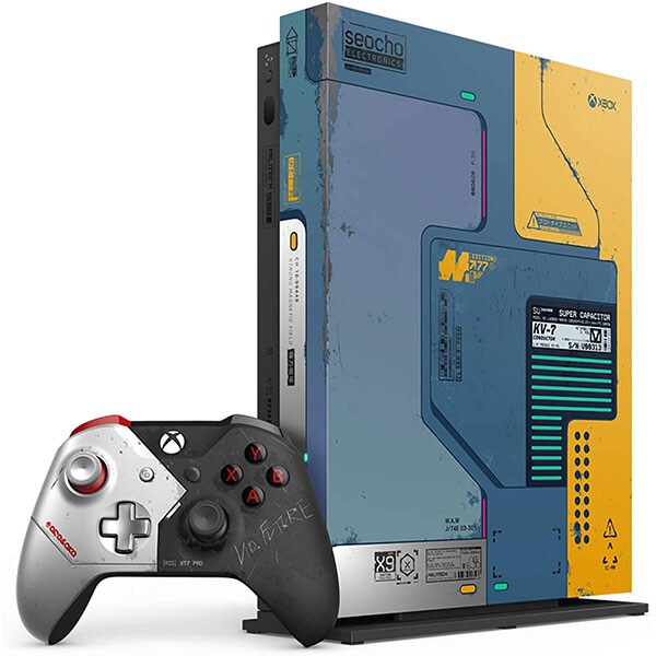 Consola MICROSOFT Xbox One X 1TB, Cyberpunk 2077 Limited Edition + joc Cyberpunk 2077 (cod download)