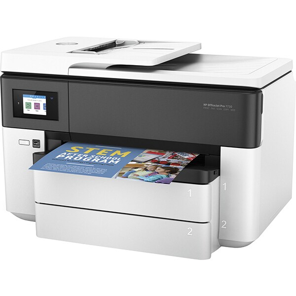 Multifunctional inkjet color HP OfficeJet Pro 7730 Wide Format All-in-One, A3, USB, Retea, Wi-Fi, Fax