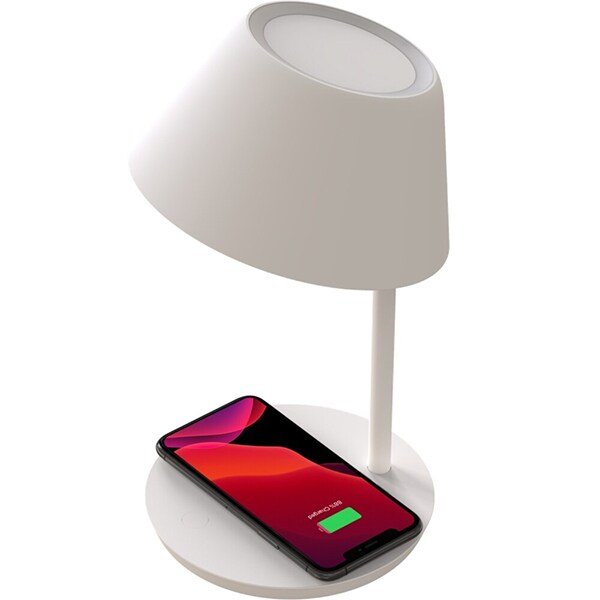 Lampa LED inteligenta YEELIGHT Staria Bedside Lamp Pro YLCT03YL, 22W, incarcator wireless, control aplicatie, alb