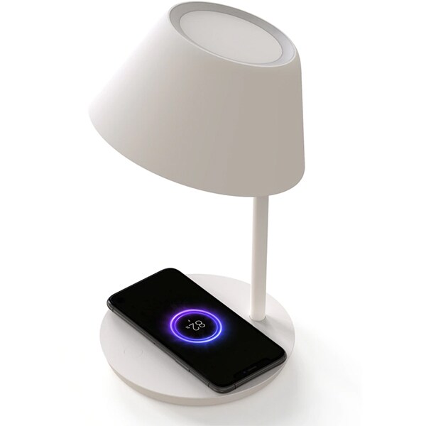 Lampa LED inteligenta YEELIGHT Staria Bedside Lamp Pro YLCT03YL, 22W, incarcator wireless, control aplicatie, alb