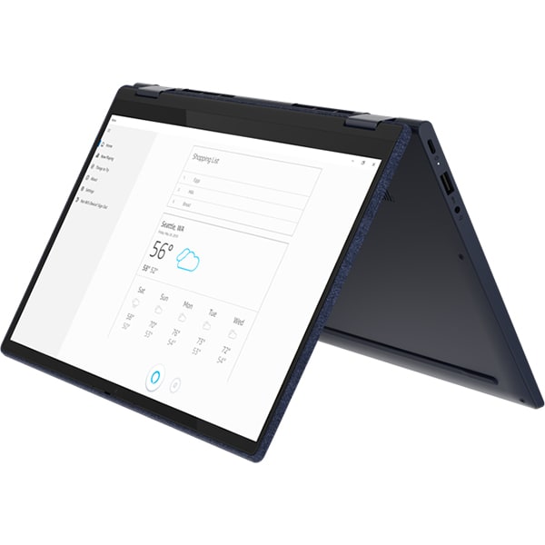 Laptop 2 in 1 LENOVO Yoga 6 13ARE05, AMD Ryzen 5 4500U pana la 4.0GHz, 13.3" Full HD Touch, 16GB, SSD 512GB, AMD Radeon Graphics, Windows 10 Home, Abyss Blue