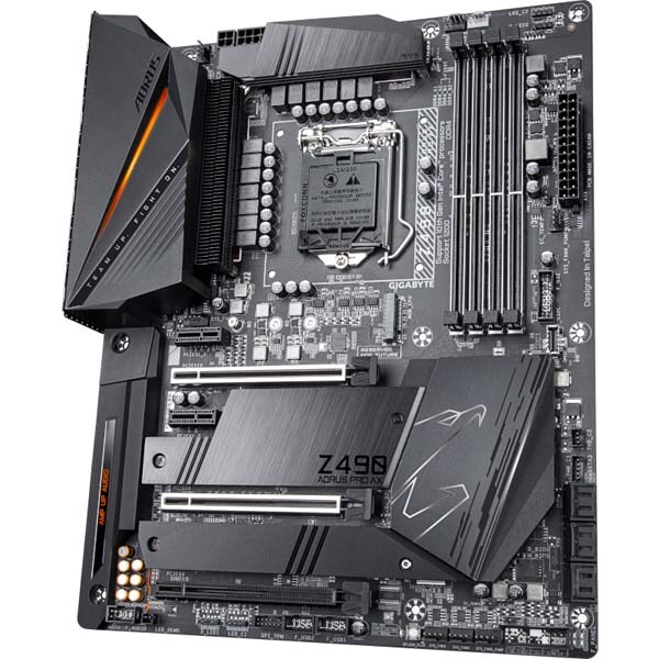 Placa de baza GIGABYTE Z490 AORUS PRO AX, Socket 1200, ATX, Wi-Fi