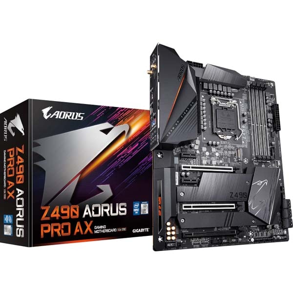 Placa de baza GIGABYTE Z490 AORUS PRO AX, Socket 1200, ATX, Wi-Fi