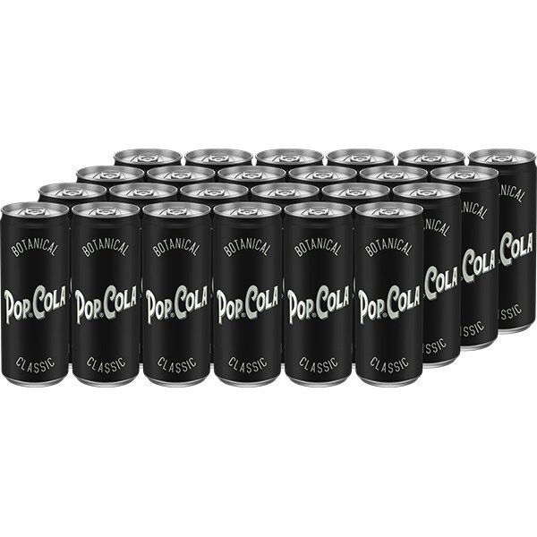 Bautura racoritoare carbogazoasa POP COLA Classic bax 0.33L x 24 doze
