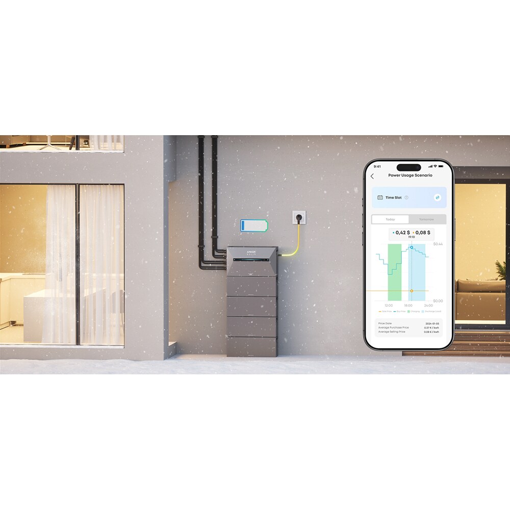 Centrala fotovoltaica ANKER Solarbank 3 E2700 Pro, 2.7kWh, IP65, negru