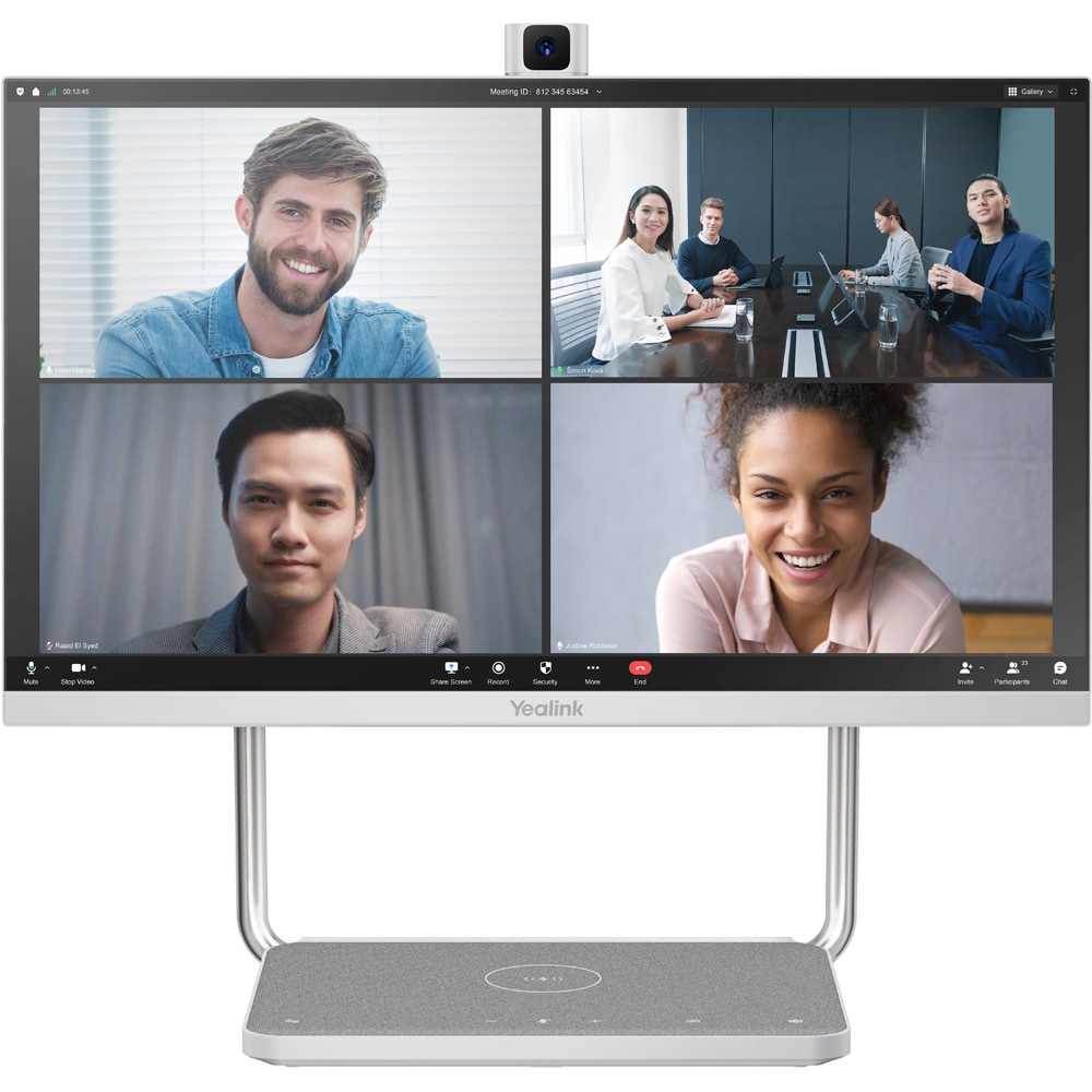 Monitor YEALINK DeskVision A24, 23.8" Full HD Touch, gri