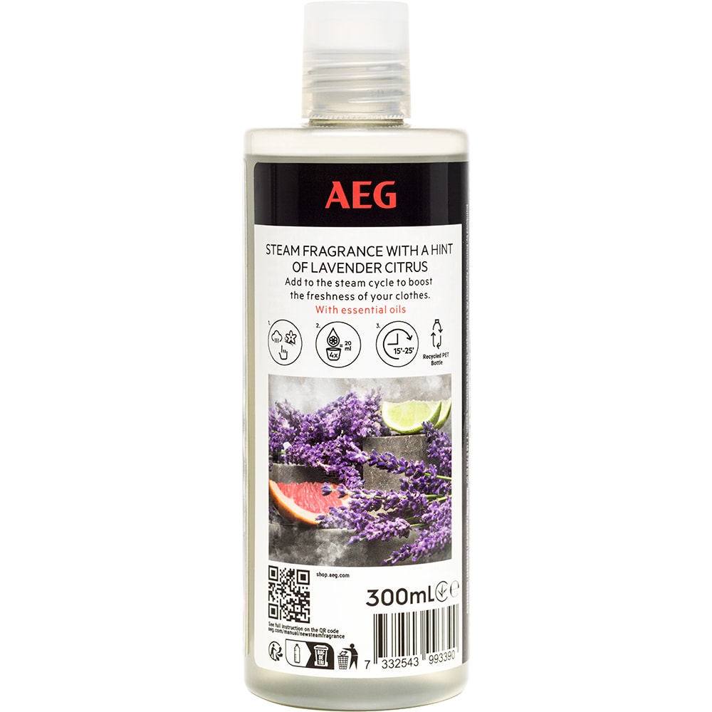 Solutie pentru parfumare cu abur AEG A2WASF00, lavanda si citrice, 300 ml