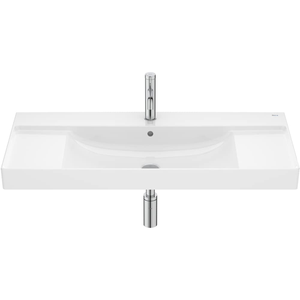 Lavoar baie ROCA Ona A32768A000, ceramica, 100 x 46 cm, alb