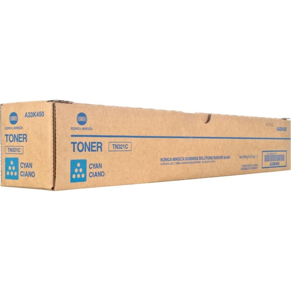 Toner original KONICA MINOLTA TN-321C, cyan