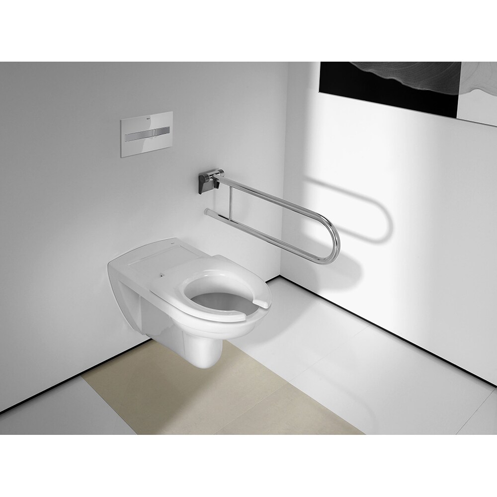 Vas WC suspendat ROCA Access A346237000, pentru persoane cu dizabilitati, ceramica, 36 x 70 x 38 cm, alb