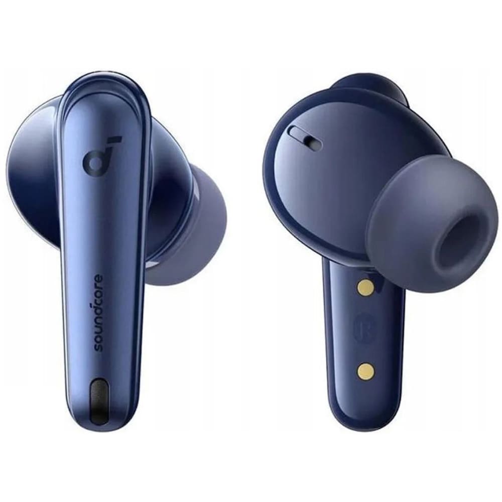 Casti ANKER Soundcore Liberty 4 NC, True Wireless, Bluetooth, In-ear, Microfon, Noise Cancelling, Carcasa incarcare Wireless, albastru