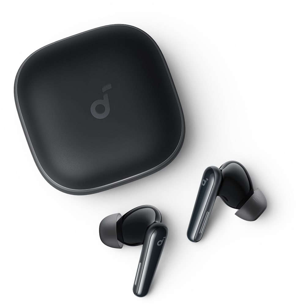 Casti ANKER SoundCore Liberty 5, True Wireless, Bluetooth, In-ear, Microfon, Noise Cancelling, negru