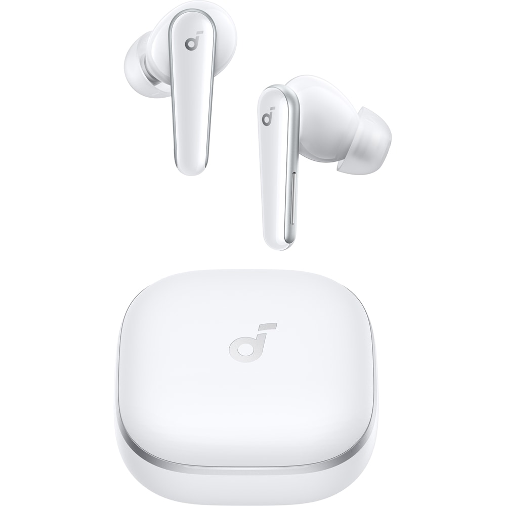 Casti ANKER SoundCore Liberty 5, True Wireless, Bluetooth, In-ear, Microfon, Noise Cancelling, alb