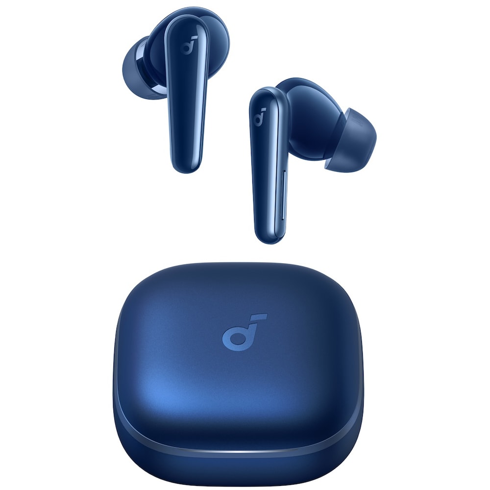 Casti ANKER SoundCore Liberty 5, True Wireless, Bluetooth, In-ear, Microfon, Noise Cancelling, albastru