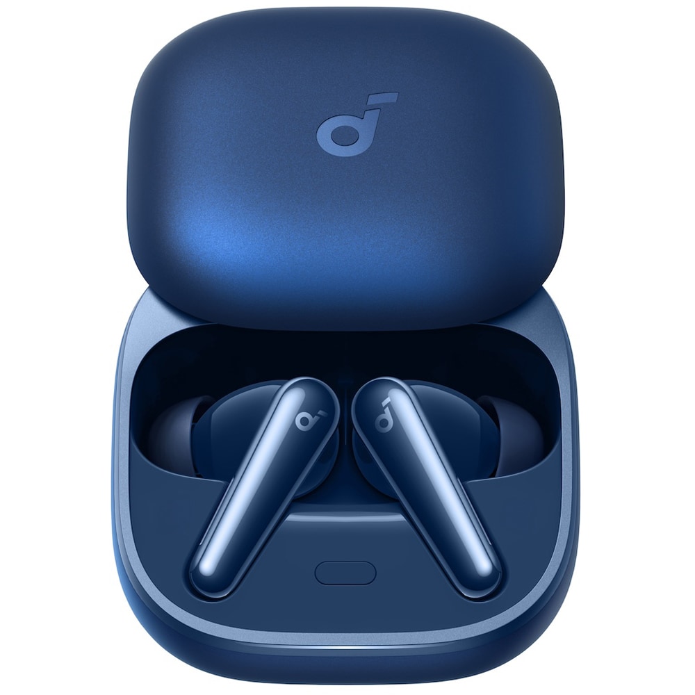 Casti ANKER SoundCore Liberty 5, True Wireless, Bluetooth, In-ear, Microfon, Noise Cancelling, albastru