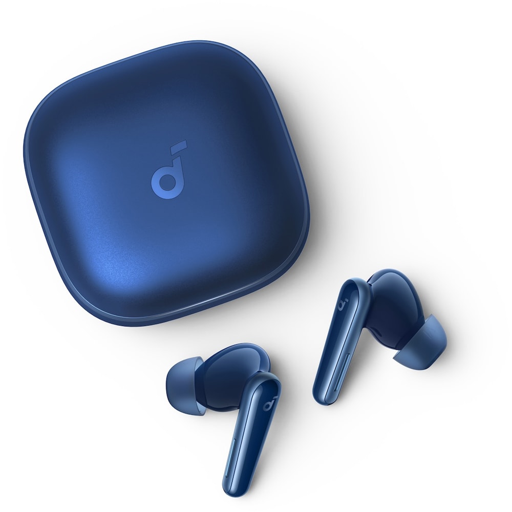 Casti ANKER SoundCore Liberty 5, True Wireless, Bluetooth, In-ear, Microfon, Noise Cancelling, albastru
