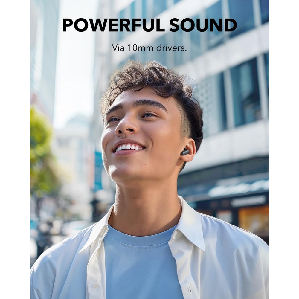 Casti ANKER Soundcore P30i, Bluetooth, In-ear, Microfon, Noise Cancelling, negru