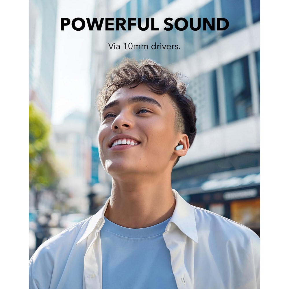 Casti ANKER Soundcore P30i, Bluetooth, In-ear, Microfon, Noise Cancelling, albastru