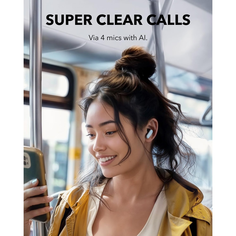Casti ANKER Soundcore P30i, Bluetooth, In-ear, Microfon, Noise Cancelling, albastru