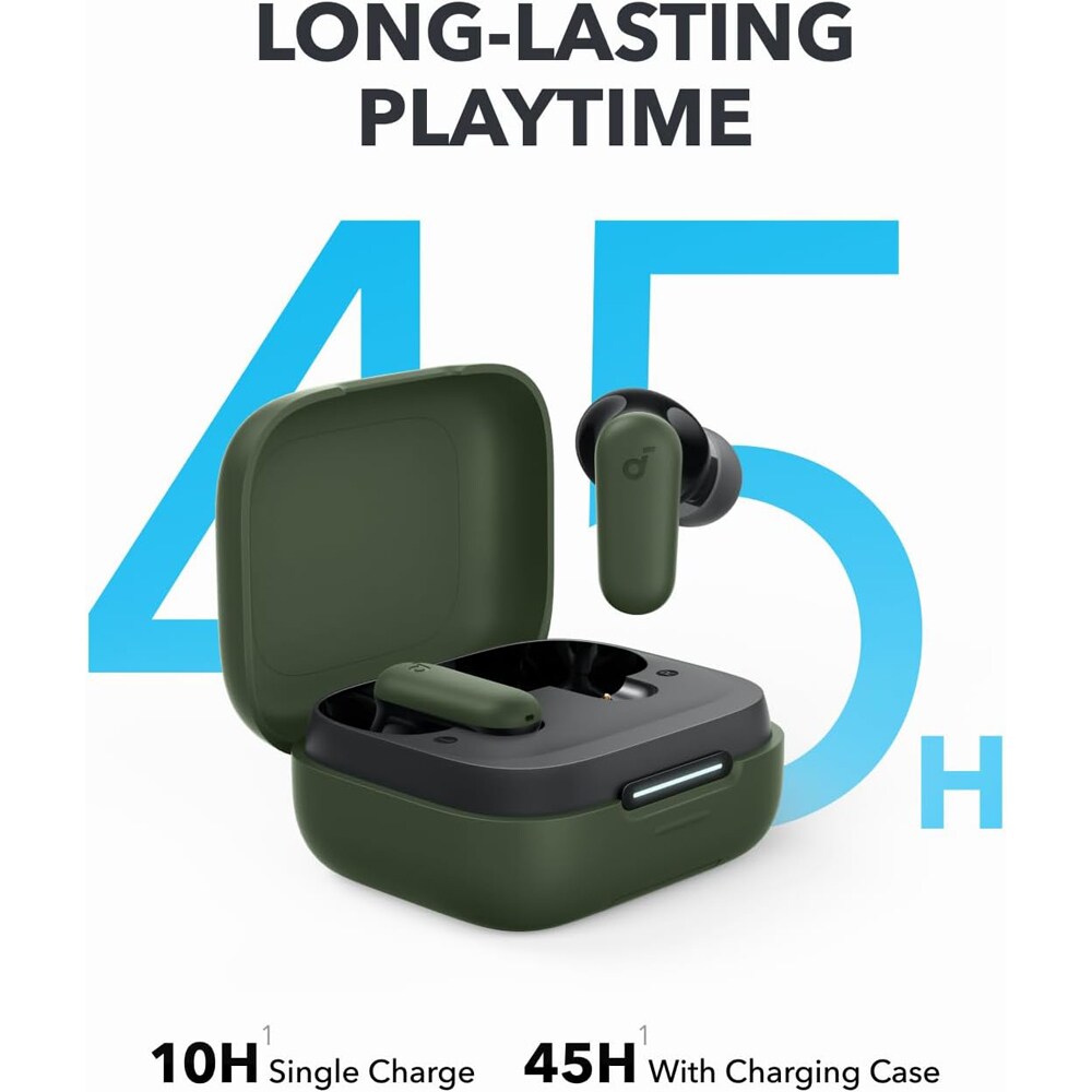 Casti ANKER Soundcore P30i, Bluetooth, In-ear, Microfon, Noise Cancelling, verde