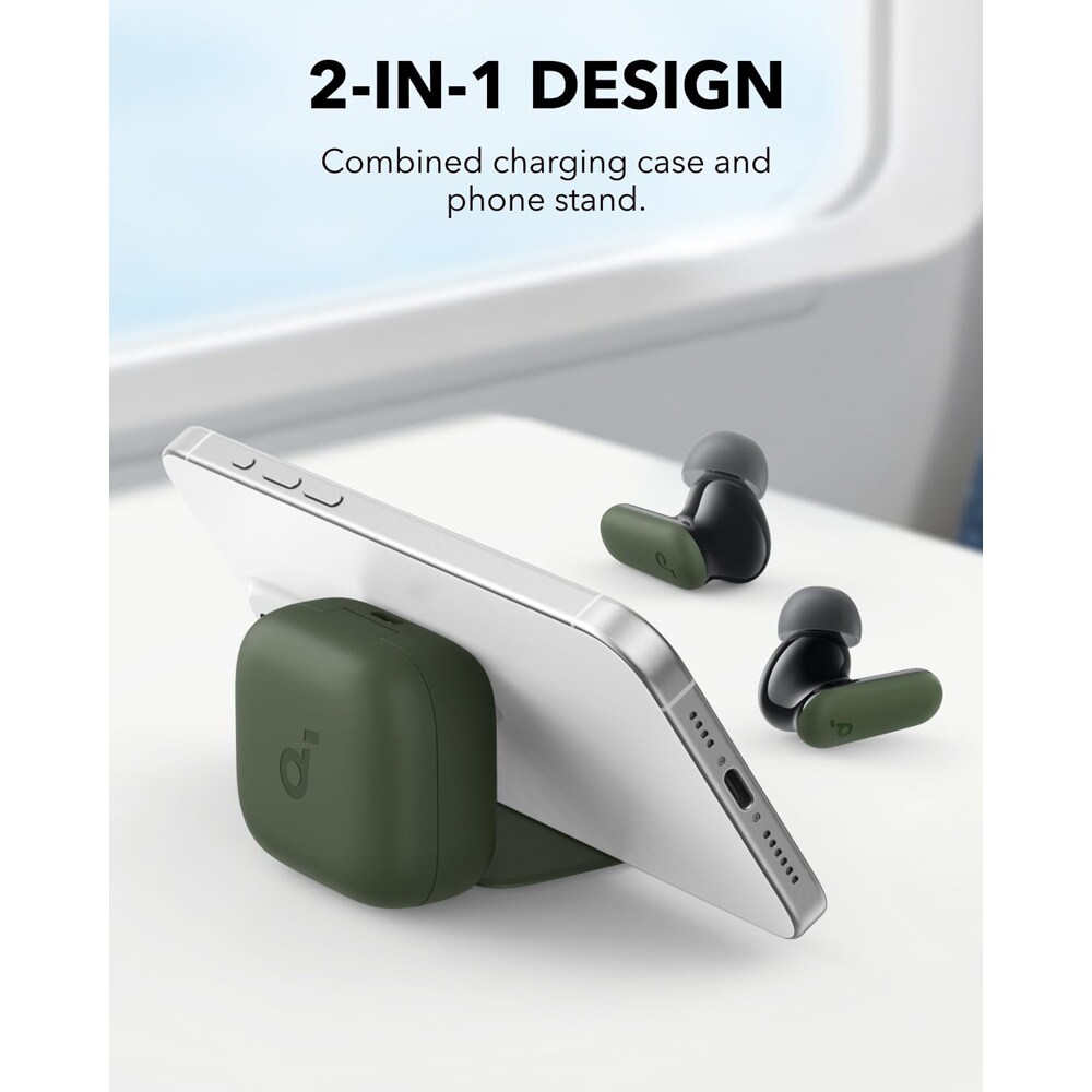 Casti ANKER Soundcore P30i, Bluetooth, In-ear, Microfon, Noise Cancelling, verde
