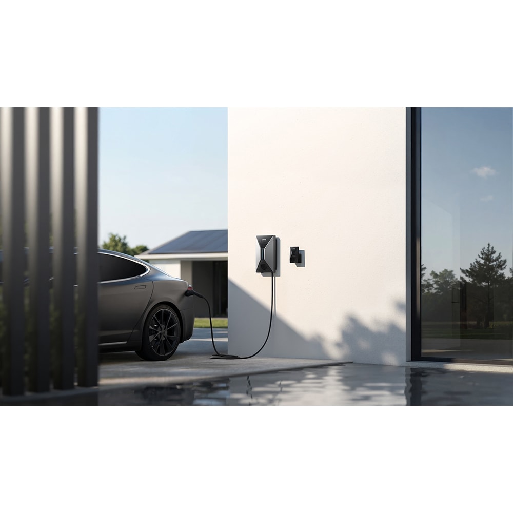 Statie incarcare masini electrice ANKER Solix V1 Type 2, monofazat 11kW, 16A, Wi-Fi, cablu 5m, negru