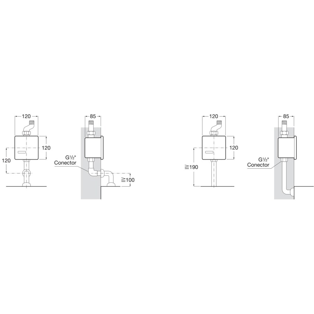 Clapeta actionare pisoar ROCA Sentronic A5A8102C00, senzor, crom