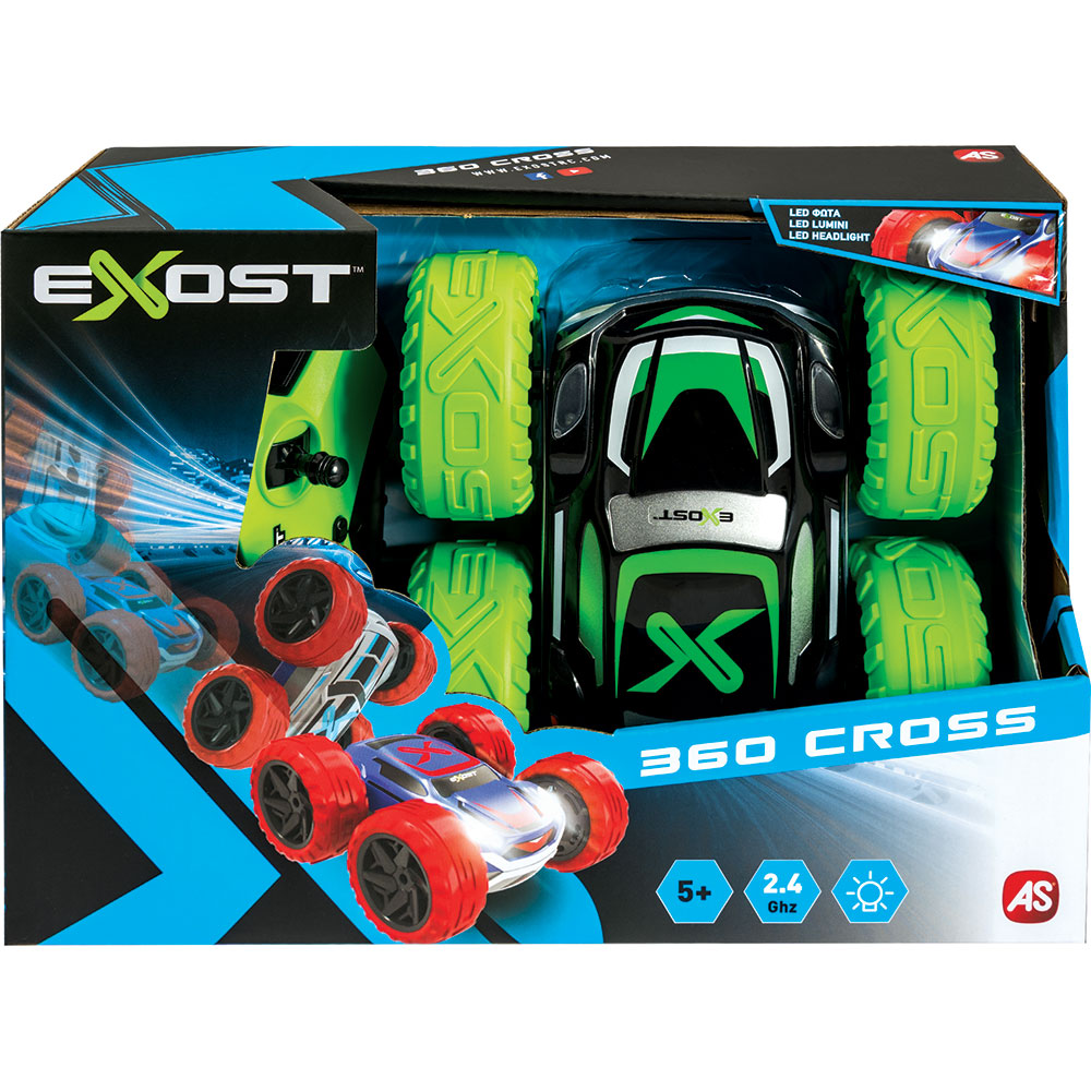 Masinuta cu telecomanda EXOST Cross Led 753020247, 5 ani+, multicolor