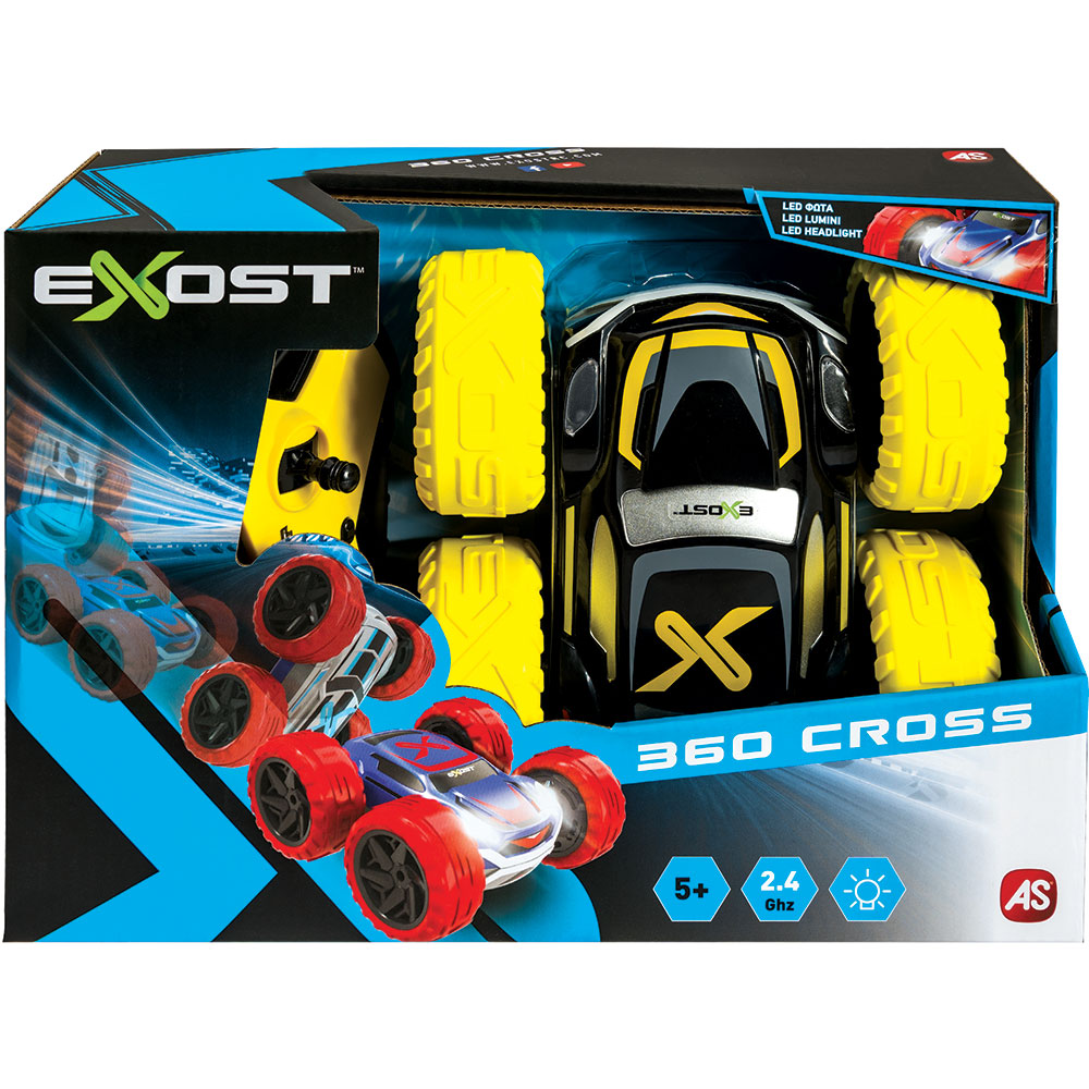 Masinuta cu telecomanda EXOST Cross Led 753020247, 5 ani+, multicolor