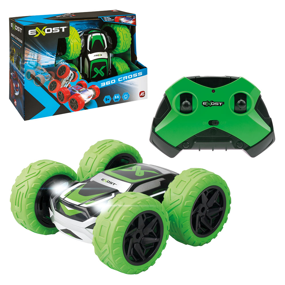 Masinuta cu telecomanda EXOST Cross Led 753020247, 5 ani+, multicolor