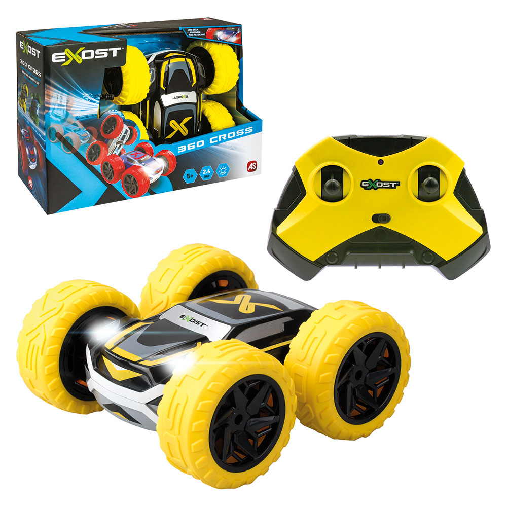 Masinuta cu telecomanda EXOST Cross Led 753020247, 5 ani+, multicolor