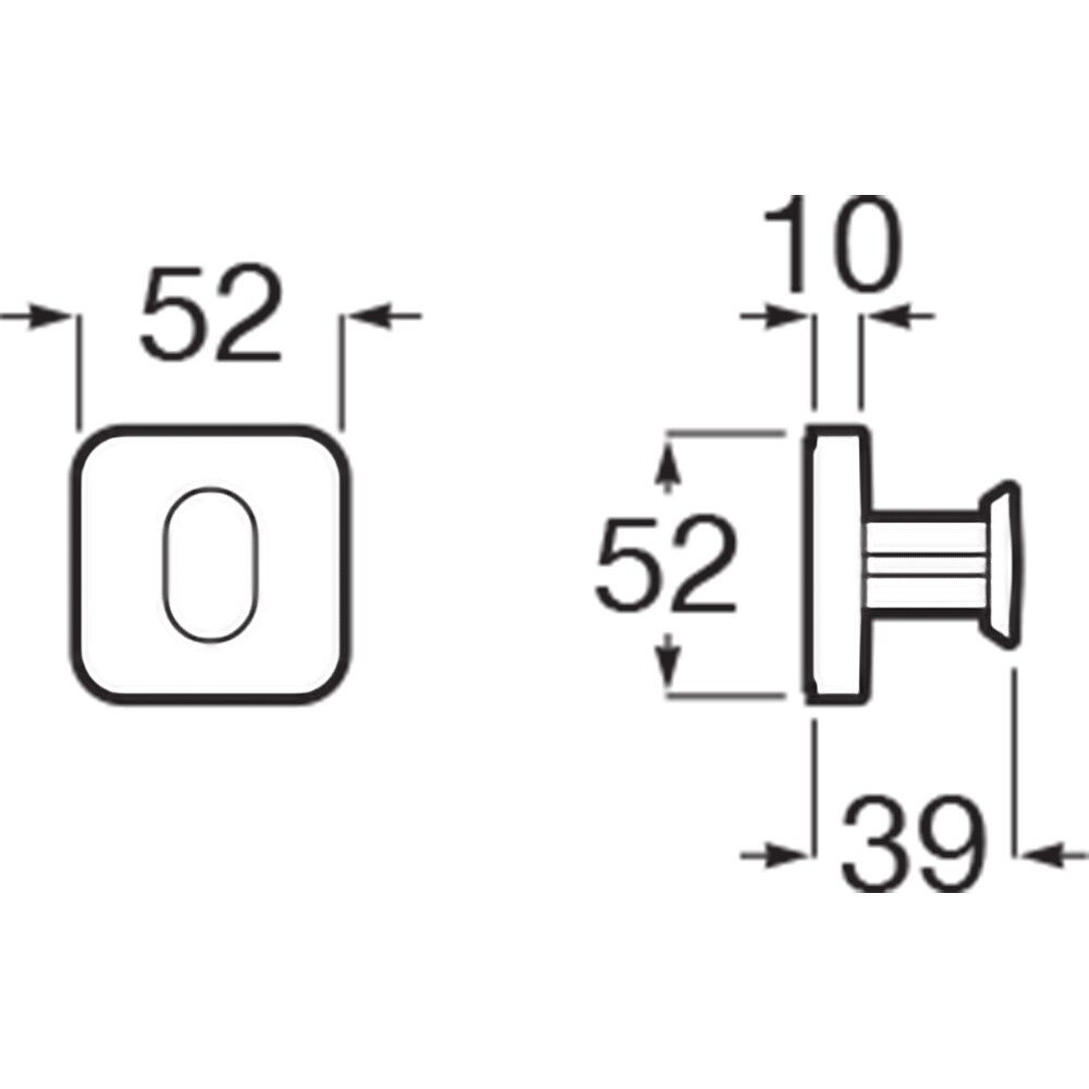 Agatatoare ROCA Victoria A817880C00, metal, crom