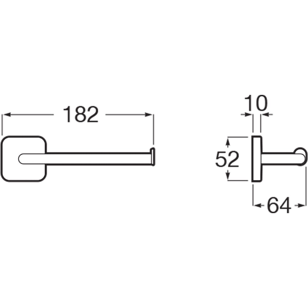 Suport hartie igienica ROCA Victoria A817890C00, crom