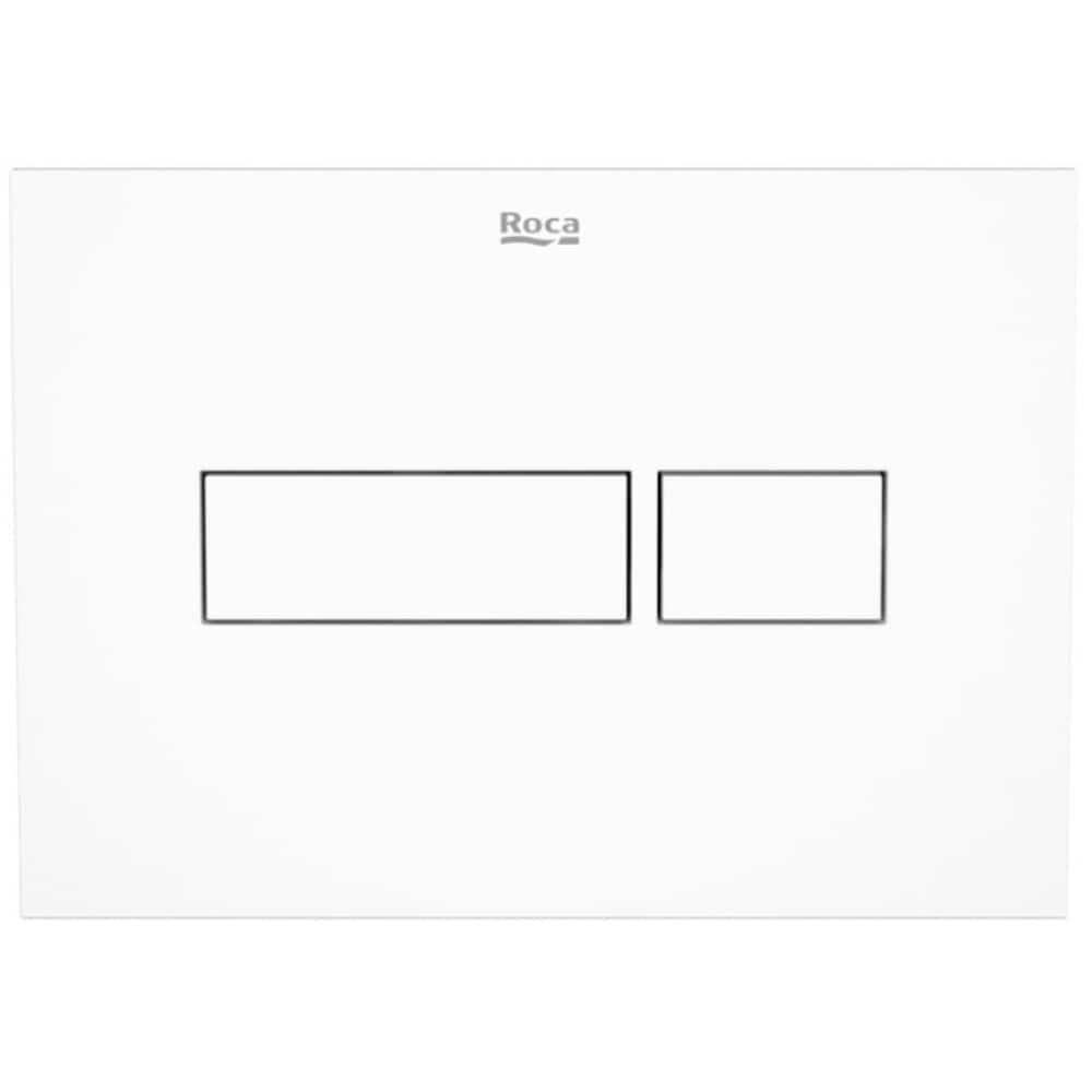 Clapeta actionare ROCA Duplo Nova PL NV1 A890220200, dubla actionare, alb lucios