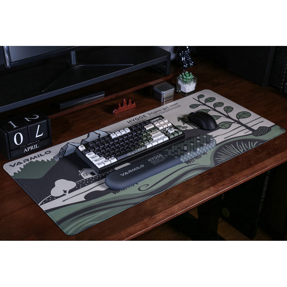 Tastatura Gaming Wireless mecanica VARMILO VA80 Hygge, Bluetooth, USB, Layout US, negru