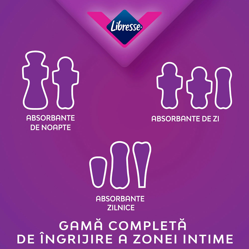 Absorbante LIBRESSE Maxi Goodnight, 20buc