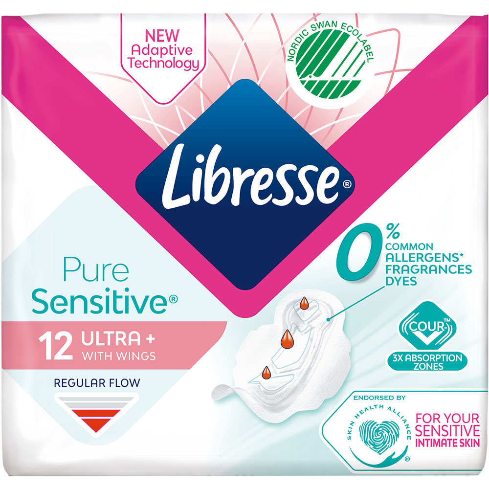 Absorbante LIBRESSE Pure Sensitive Ultra, 12buc